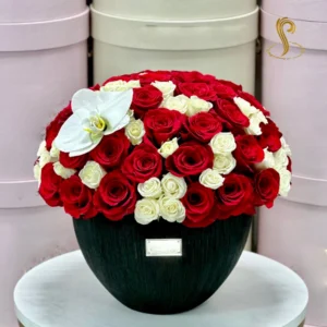 SP Petal Passion - A romantic and lush floral arrangement from Sweetspetals.usa, featuring a mix of vibrant petals that add elegance and passion to any occasion or space